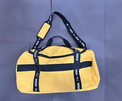 Bolso de Lona Johnnie Walker Resistente al Agua Viaje Fin de Semana Amarillo Foto 1 de 4
