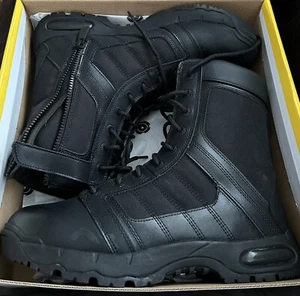 ORIGINAL SWAT Men's Metro Air 9in Black Side-Zip Boots (123201) New w/ out tags - Picture 1 of 9