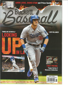 BECKETT SPORTS MAGAZINE SEPTEMBER 2017,THINGS ARE DEFINITELY LOOKING UP IN LA