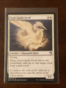 Magic the Gathering Innistrad Midnight Hunt Soul Guide Gryff - Picture 1 of 2