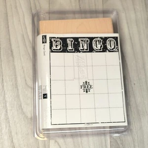 Stampin Up BINGO CARD set di francobolli di sfondo - NUOVI e non montati - Foto 1 di 6