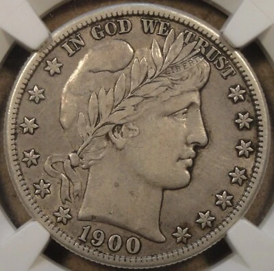 1900-S Barber Half Dollar 50c NGC Certified XF40 - Image 1 of 4