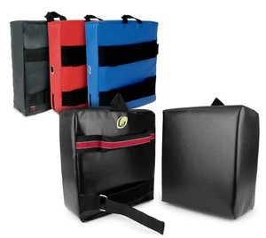 Training Square Hand Targets Pad Martial Arts Karate Taekwondo, Blue/Red/Black - Picture 1 of 8