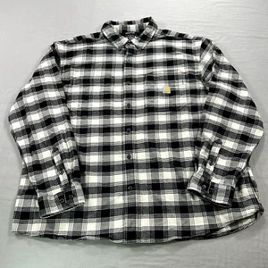 Carhartt Rugged Flex Hemd Herren 2XL XXL schwarz kariert Flanell Relaxed Fit Stretch - Bild 1 von 10