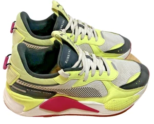 Zapatillas deportivas para mujer PUMA RS-X RUNNING AMARILLO ROSA GRIS NEGRO TALLA 9,5 - Imagen 1 de 14