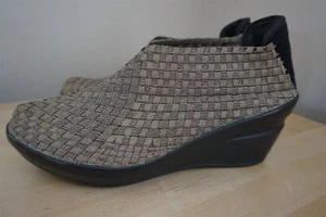 Bernie Mev Damenschuhe Edelstein Keilabsatz Bronze Metallic Größe 40 US 9 - Bild 1 von 8