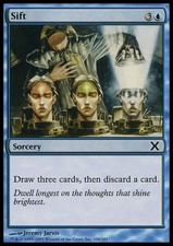 Sift X4 EX/NM 10th Edition MTG Magic Cards Blue Common