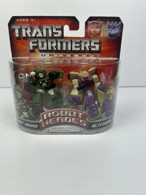 Transformers Universe Robot Heroes Autobot Hound and Blitzwing Action Figures - Image 1 of 4
