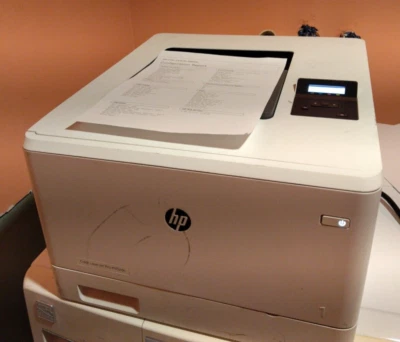 HP Color LaserJet Pro Printer M452dn Network Duplex 13k impression page printed - Image 1 of 4