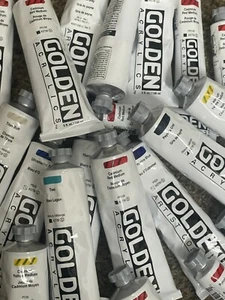 Nuova vernice acrilica artisti corpi pesanti dorati 2 o 5 once colori assortiti spedizione piatta - Foto 1 di 2