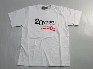10853 COMME des GARCONS CDG 20 years white tee XL - Picture 1 of 2