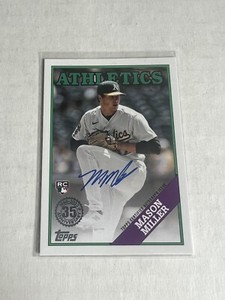 Oakland A's Mason Miller 2023 Topps Update 1988 Topps Autograph RC #88BAU-MM