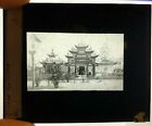 Magic Lantern Glass Slide Chinese Temples Pavillions China Late 1800S-1900S Rare