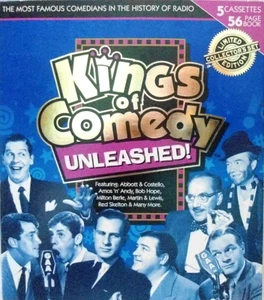 Kings Of Comedy Unleashed (5-CD w/56 Pg Book) Hope, Berle, Martin Lewis, Marx - Imagen 1 de 5