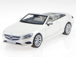 Mercedes A217 S-Class convertible white modelcar iScale 1:43 - Picture 1 of 4