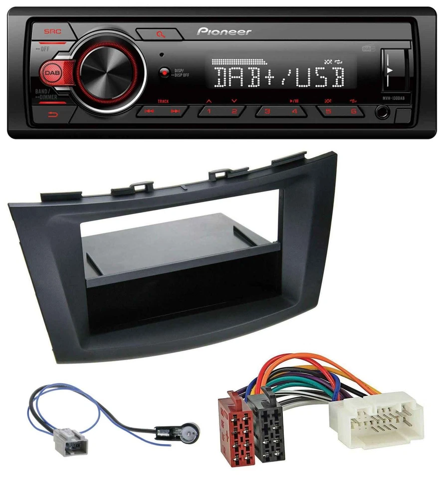 Pioneer MP3 1DIN DAB USB AUX Autoradio für Suzuki Swift (FZ/NZ, ab 2010) - Bild 1 von 4
