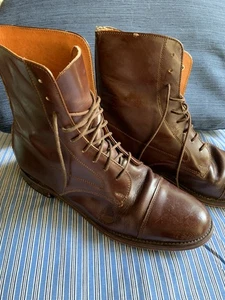 Northampton Leather Vintage Ankle Boots Women's Size 7B Made In England Cap Toe - Picture 1 of 4