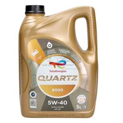 Aceite de motor total 5W-40 5L cuarzo 9000 5W-40 peugeot citroen b71 2296 502.00 505.00 - Imagen 1 de 4