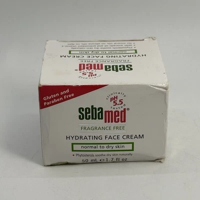 Crema facial hidratante sin fragancia Sebamed piel normal a seca 1,7 oz/50 ml ¡NUEVA EN CAJA! Foto 1 de 4