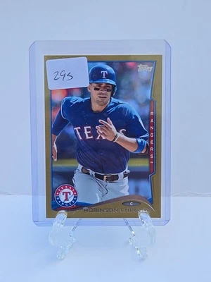 2014 Topps Update Series - Robinson Chirinos #US-193 Gold /2014 (RC) - Image 1 of 4