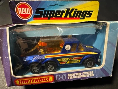 Matchbox Super Kings K-6 Motorcycle Transporter 1976 - Image 1 of 4