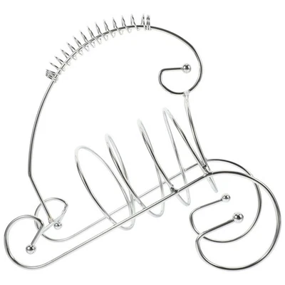  Porta di bottiglie di vino Tabletop piantatina per vino singolo portabottiglie - Immagine 1 di 4