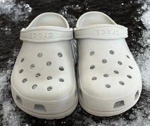 Crocs Hombre’s Talla 9 Mujer’s 11 Unisex Adulto Clásico Zuecos Atmósfera Gris Zapatos - Imagen 1 de 8
