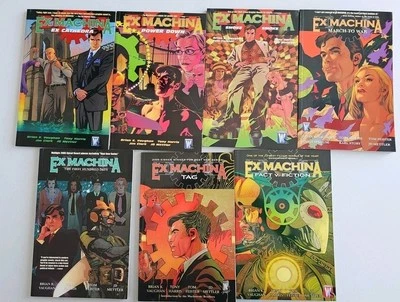 Lote de novelas gráficas Ex Machina 7 TPB | Brian K Vaughan Tony Harris Vertigo Foto 1 de 4