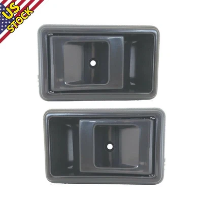 For Toyota Corolla Wagon 88-92 Tercel 87-90 ABS Interior Door Handles Front Pair - Image 1 of 4