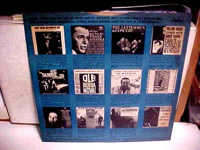 VINTAGE CAPITOL RECORDS INNER SLEEVE NO RECORD 12" 12TC-1 BLUE SINATRA PEGGY LEE Foto 1 de 2