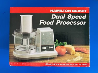 Hamilton Beach Food Processor Model 702W w/ Slicer Shredder; New in Original Box - Image 1 of 3