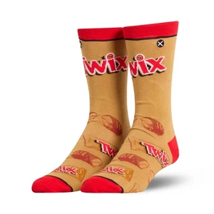 Calcetines Odd Sox Twix Bars Divertidos Novedad Adulto Grandes - Imagen 1 de 4