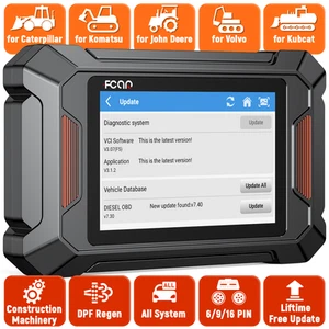 Fcar F804 Plus Construction Machine Deisel Heavy Duty Truck Scanner Diagnostic - Picture 1 of 13