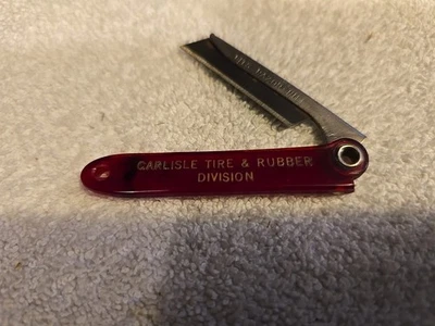 Red Advertising - Carlisle Tire & Rubber Division - Gits Razor-Nife Knife - Image 1 of 4