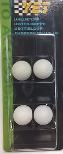 Golf Ball Car Wheel Tire Rims Valves Dust Stems Air Caps V-2015W - Picture 1 of 3