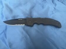 Cold Steel Recon 1 Tactical Knife with G-10 Handle Spear Point Combo Edge