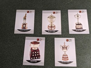 1990 Pro Set Hockey Card Lady Byng Norris Masterton Ross King Clancy Trophy Mint
