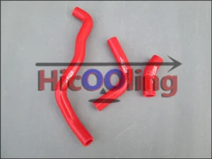 Red hose DRZ400 DRZ400S DRZ400SM 2002-2011 Silicone Radiator for Suzuki 07 08 - Picture 1 of 6