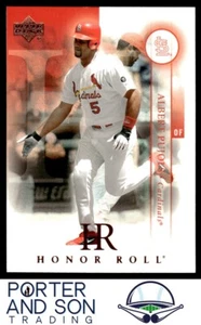 Albert Pujols 2003 Upper Deck Honor Roll #29 St. Louis Cardinals - Picture 1 of 2