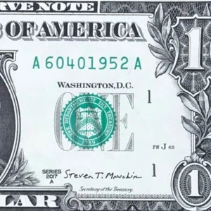 June 4, 1952 : A 60401952 A BIRTHDAY Note $1 One Dollar Bill *UNC* 🎂🎁 - Picture 1 of 3