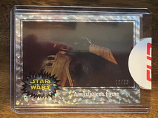 Star Wars Topps Journey To The Force Awakens Holographic Refractor /25