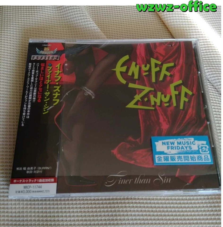 ENUFF Z’NUFF FINER THAN SIN with Bonus Track JAPAN CD WITH OBI - Image 1 of 1