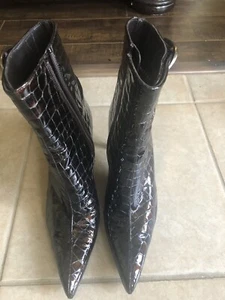 Stuart Weitzman Damenstiefel Größe 7 M braunes Leder Made in Spain - Bild 1 von 5