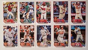 2023 Topps 582 Montgomery Club Foil Stamped BASE & ROOKIE CARDS #s 1-220 U Pick