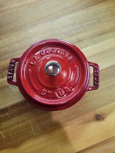 Staub Cast Iron Mini La Cocotte - Round - Made In France With Lid #10