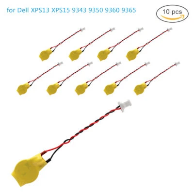 10X RTC Cmos Battery for Dell XPS 13 XPS 15 9343 9350 9360 9370 9550 9560 9570 - image 1 of 4