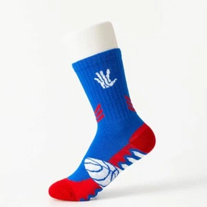 NWT Children's Colorful Crew Socks Student Basketball Socks Royal Blue, 10 Pack - Picture 1 of 5