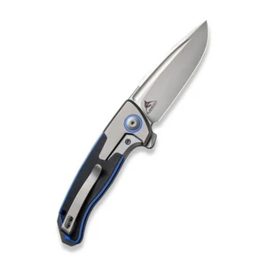 We Knife Press Check Folding Knife Titanium & G10 Handle - WE20078B-2 - Picture 1 of 7