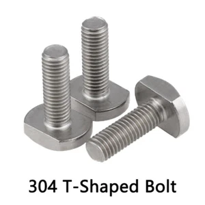 M5-M12 304 Stainless Steel T-Shaped Bolt T-Shaped Mold Pressing Plate Screw - Picture 1 of 7