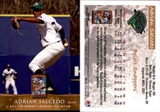 Adrian Salcedo 2011 Grandstand Midwest League All-Stars West Division #NNO